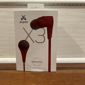 JAYBIRD WIRELESS IN-EAR BLUETOOTH SPORTS HEADPHONES - X3 - Red